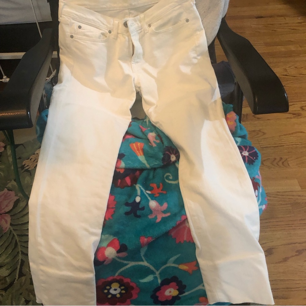 Vintage Y2K White Jeans 7 For All Mankind Size 32 Classic style